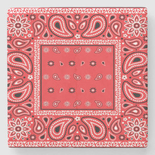 Red bandana paisley bandanas land rap hip hop f stenunderlägg