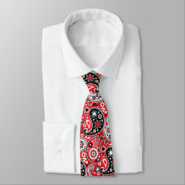 Red Bandana Paisley Elegant Land Westernare Slips