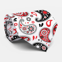Red Bandana Paisley Land Westernare jul