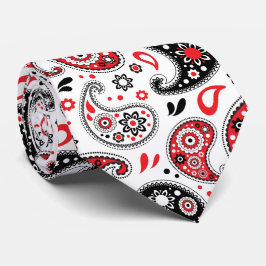 Red Bandana Paisley Land Westernare jul Slips
