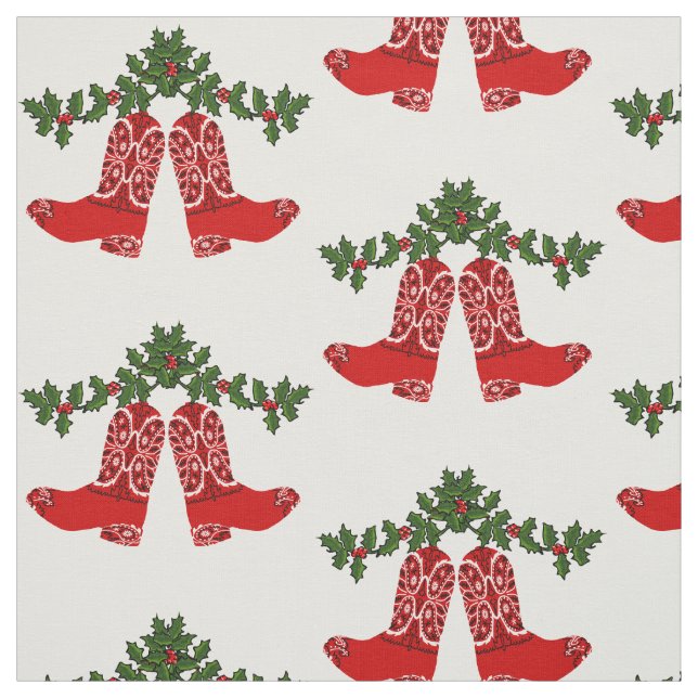 Red Bandana Skriv ut nattbollar med Garland Fabric Tyg (Provkarta)