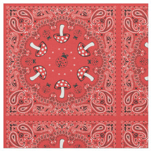 Red Bandana Tyg
