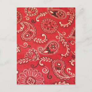 Red Bandana Vykort