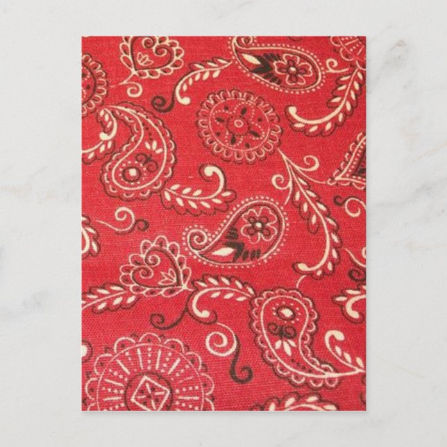 Red Bandana Vykort (Framsida)
