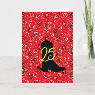 Red Bandana Western Cowboy Boot Spurs AGE Roligt Kort