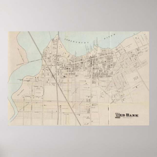 Red Bank, Ner Jersey Poster (Framsidan)