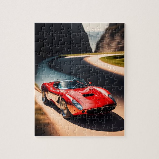Red Barchetta Pussel (Vertikal)
