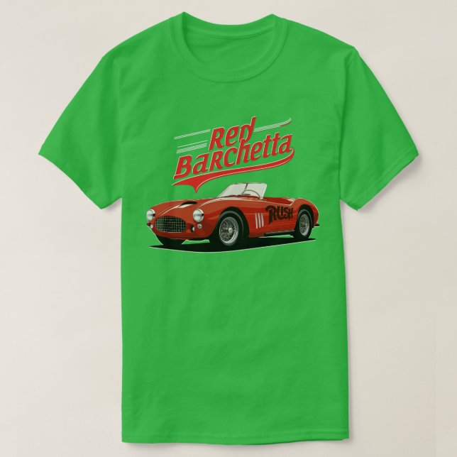 Red Barchetta Rush T Shirt (Design framsida)