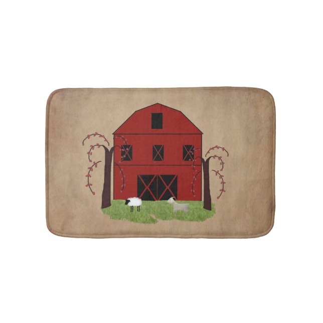 Red Barn Bath Mat Badrumsmatta (Framsidan)