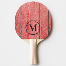 Red Barn Boards Monogramm Pingisracket
