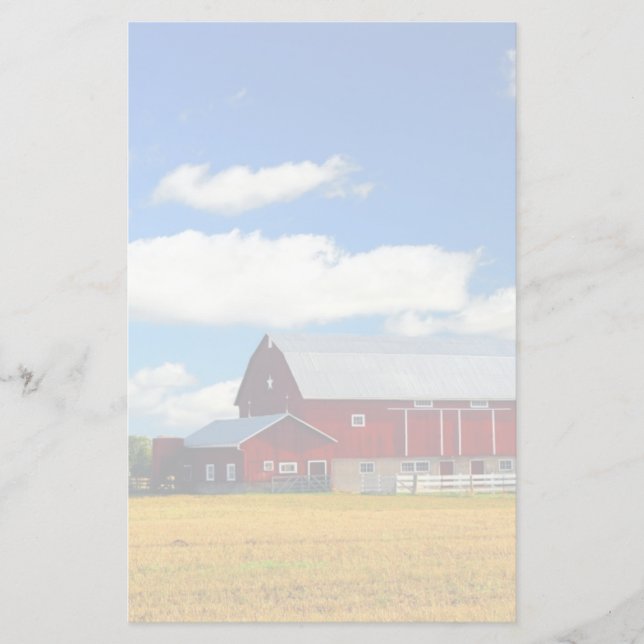 Red Barn Brevpapper (Framsida)