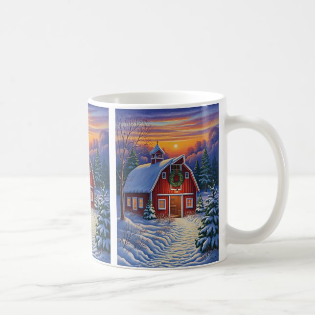 Red Barn Coffee Mugg (Höger)