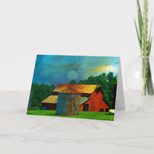 ReD BaRn DiGiTaL aRt Kort