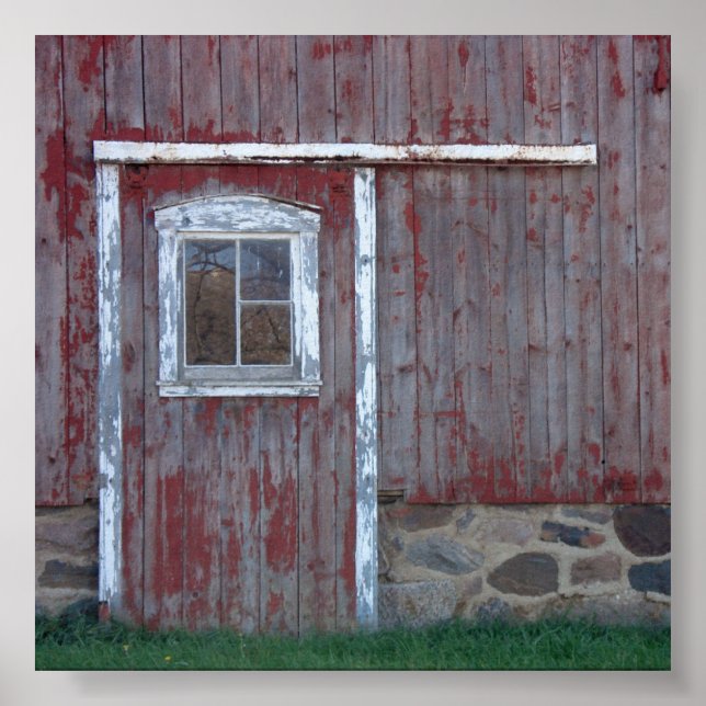 Red Barn Door Poster (Framsidan)