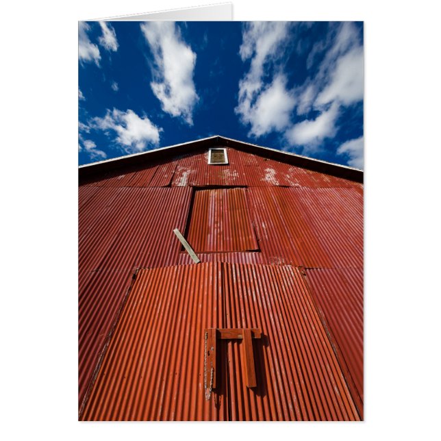 Red Barn Hälsningskort (Framsidan)