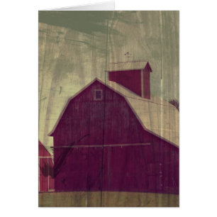 Red Barn Hälsningskort