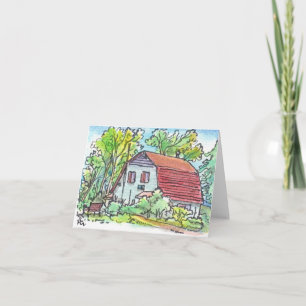 Red Barn House Kort