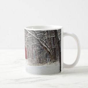 Red Barn i Snö 2011 Kaffemugg