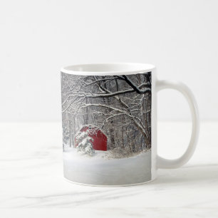 Red Barn i Snö 2011 Kaffemugg