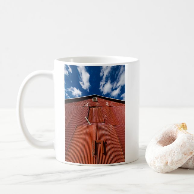 Red Barn Kaffemugg (Med munk)