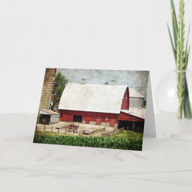Red Barn Kort (Framsida)
