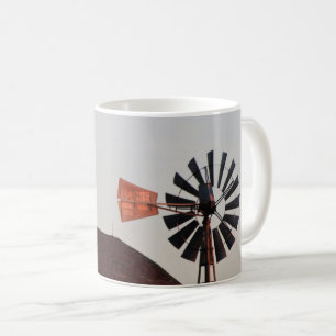 Red Barn & Kvarn rustic-foto Kaffemugg