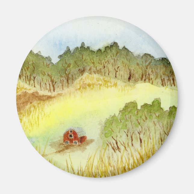 Red Barn Magnet (Framsidan)