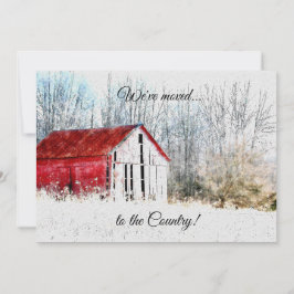 Red Barn Ny adress Meddelande