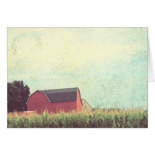 Red Barn och Maj Fält Hälsningskort