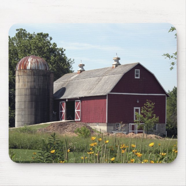 Red Barn och Silo Musmatta (Framsidan)