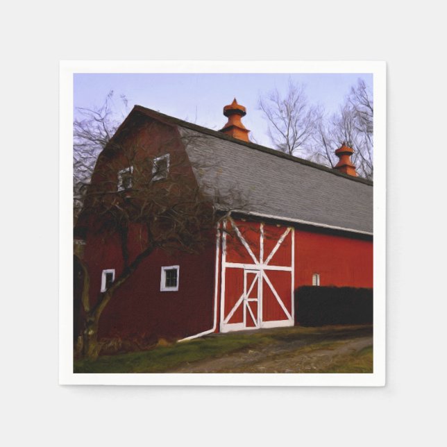 Red Barn Pappersservett (Framsidan)