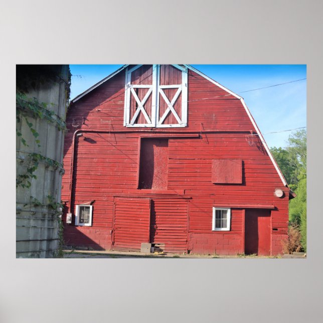 Red Barn Photo Poster (Framsidan)