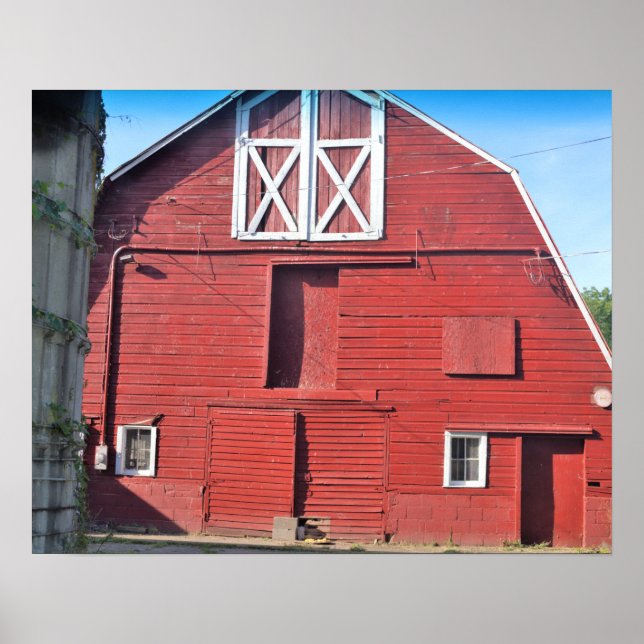 Red Barn Photo Poster (Framsidan)