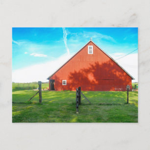 RED BARN POSTCARDS HELG VYKORT