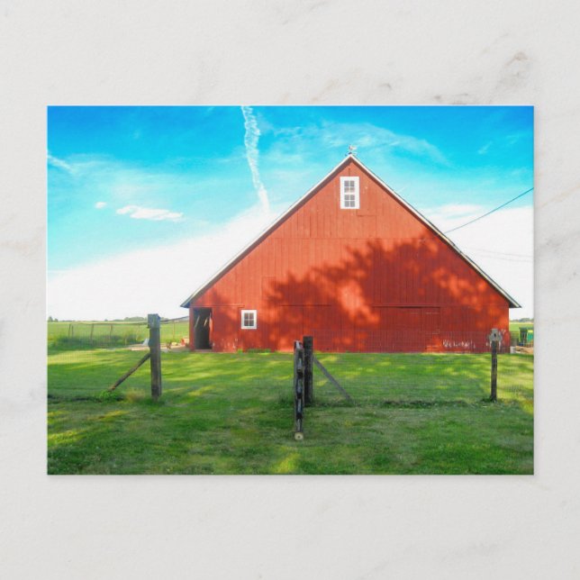 RED BARN POSTCARDS HELG VYKORT (Framsida)
