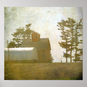 Red Barn Poster