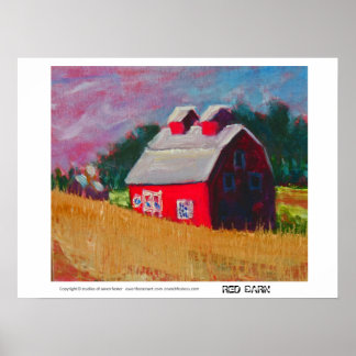 RED BARN POSTER