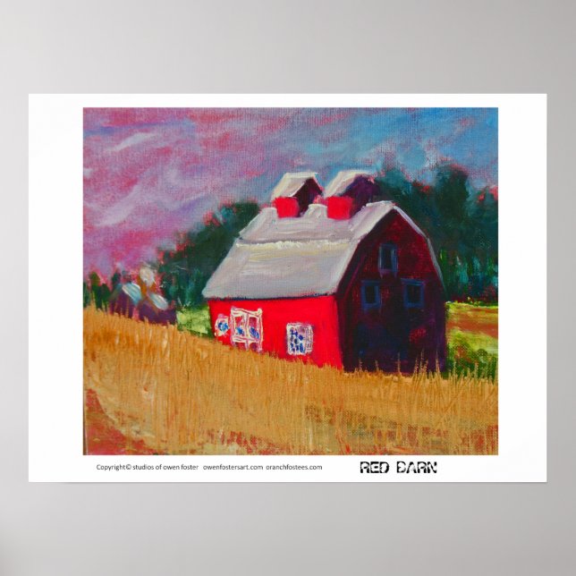 RED BARN POSTER (Framsidan)