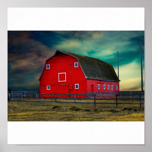 Red Barn Poster (Framsidan)