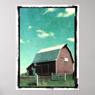 Red Barn Poster