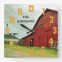 Red Barn Scenia Rustic Land 