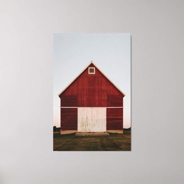 RED BARN STORGE QUAD TRINT ON STRETCHED CANVAS (Framsida)