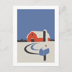Red Barn Vykort