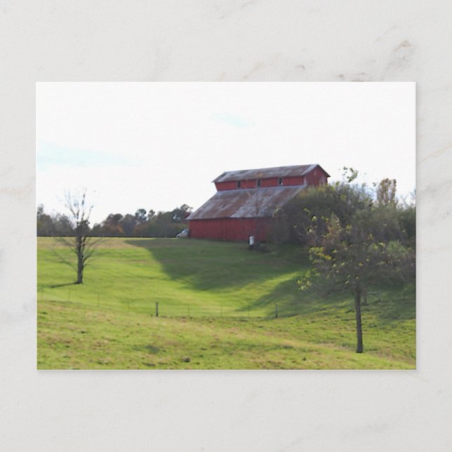 Red Barn Vykort (Framsida)
