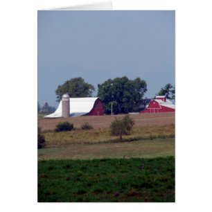 Red Barns Hälsningskort