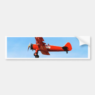Red Baron Bi Flygplan Bildekal