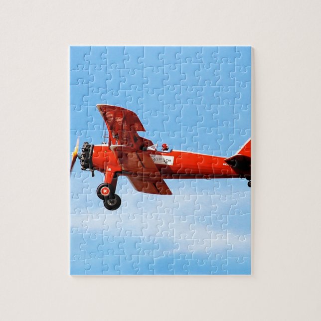 Red Baron Bi Flygplan Pussel (Vertikal)