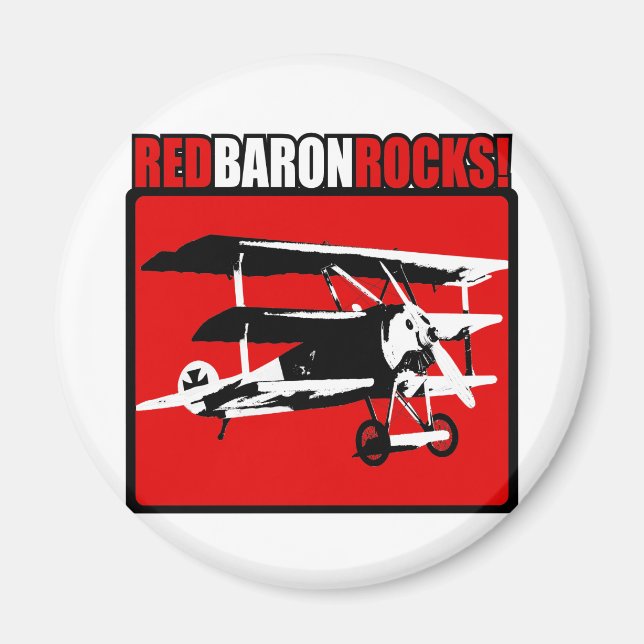 Red Baron Sten! Magnet (Framsidan)