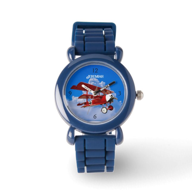 "Red Baron"-triplanet Watch Armbandsur (Framsida)