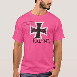 Red Barons Fokker Dr.1 Triplane Vintage Insignia T Shirt